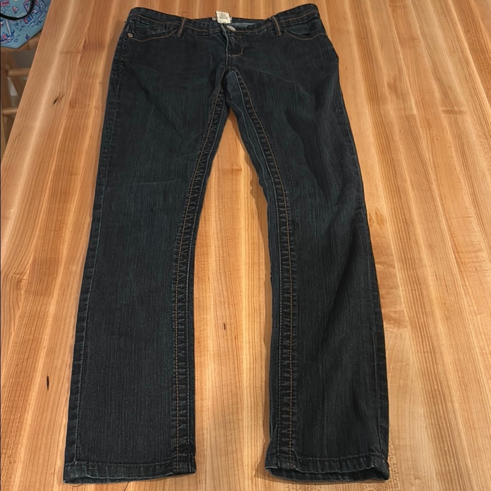 Arden B Blue Straight Jeans Classic Fit size 4